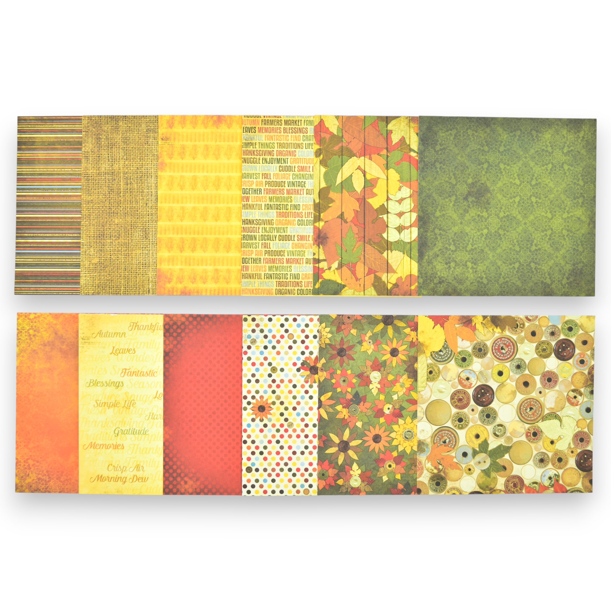 Happy Harvest - 6x6 Patterned Paper Pack